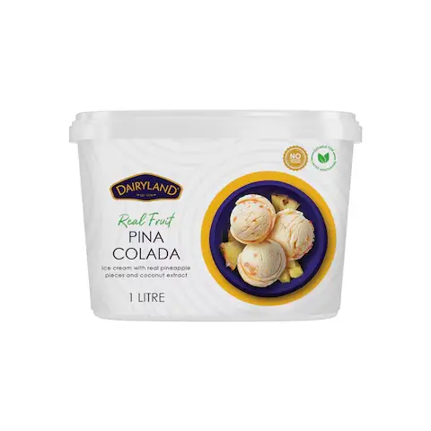 [A26067] Dairyland Real Fruit Pina Colada Ice Cream 500ml
