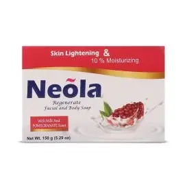 [A26108] Neola Facial Body Soap With Milk And Pomegranate Scent125g