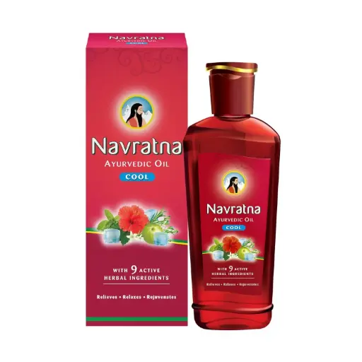 [A26125] Navratna Ayurvedic Oil 90ml