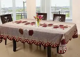 [A26147] Alixin cloth Dining Table 6pc (mara kuraas Qado)