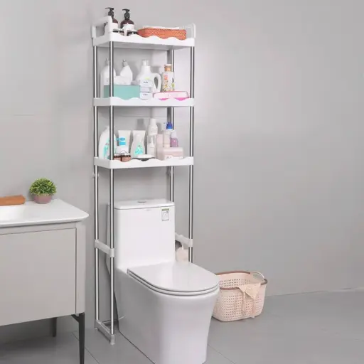 [A26353] Toilet Rack Stainless Steel 169.5cm 30kg