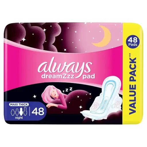 [A26532] Always breathable soft night 48pads