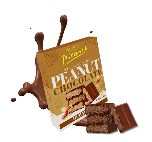 [A26571] Vanelli Peanut Chocolate Dubai Style 100g