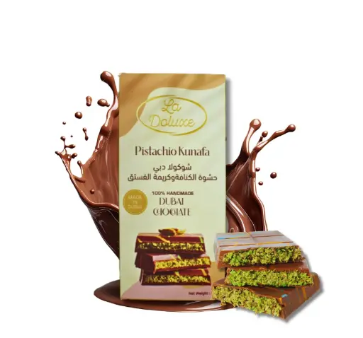 [A26574] LA Doluxe Pistachio Kunafa Dubai Chocolate 200g