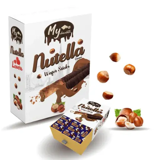 [A26593] My Chocolate Wafer Sticks Nutella Cream 200g