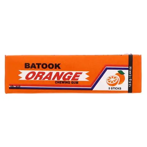[A26794] Batook Orange Chewing Gum 5sticks 12.5g