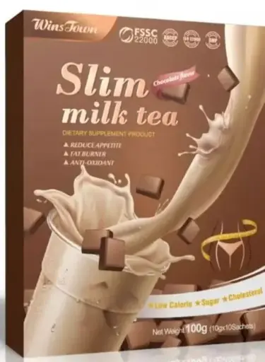 [A26934] Slim Milk Tea Chocolate Flavar Low Calorie 100g