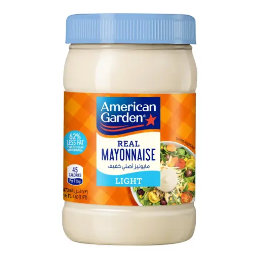 [A27097] American More light moyonnaise low Fat 473ml 
