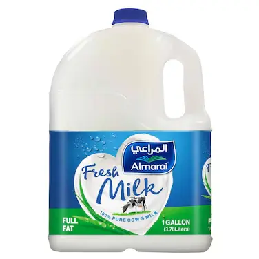 [A27114] Almarai Fresh Milk Full Fat  1Gallon 3.78l