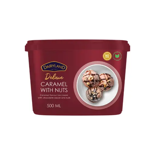 [A27126] Dairyland Deluxe Caramel W nuts Ice Cream 500ml