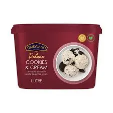 [A27128] Dairyland Cookies & Cream Ice Cream 500ml