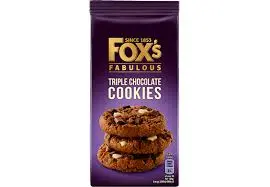 [A27179] Fox's fabulous triple chocolate cookies 180gr  