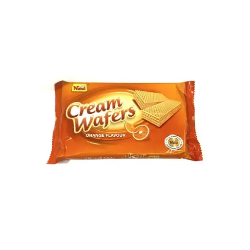 [A27181] Nabil Cream Wafers orange 76g