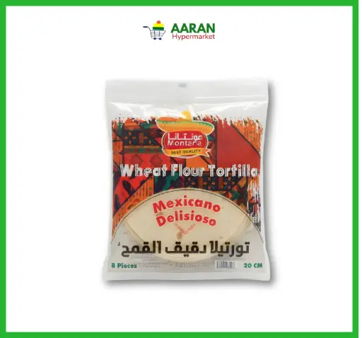 [A27210] Montana wheat flour tortlla 6pcs 25cm 360g