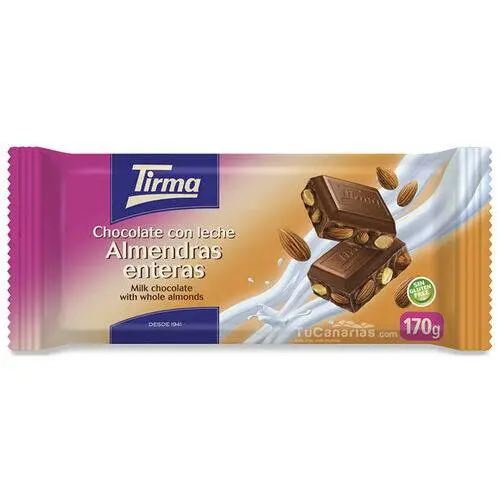 [A27214] Tirma chocolate almendras enteras 170g