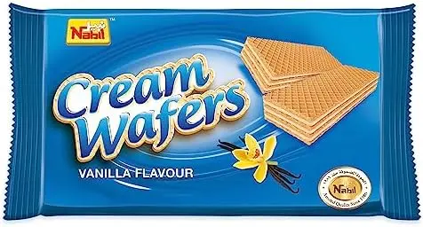 [A27243] Nabil Cream Wafers vanilla 76g  