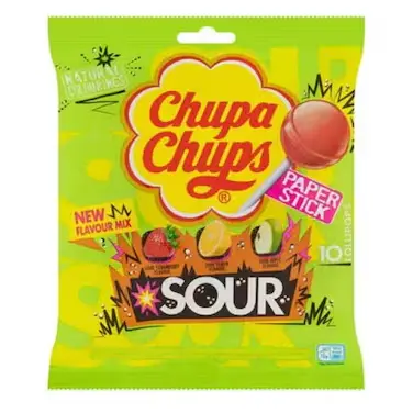 [A27280] Chupa Chups Paper Stick Mixed Lollipop 120g