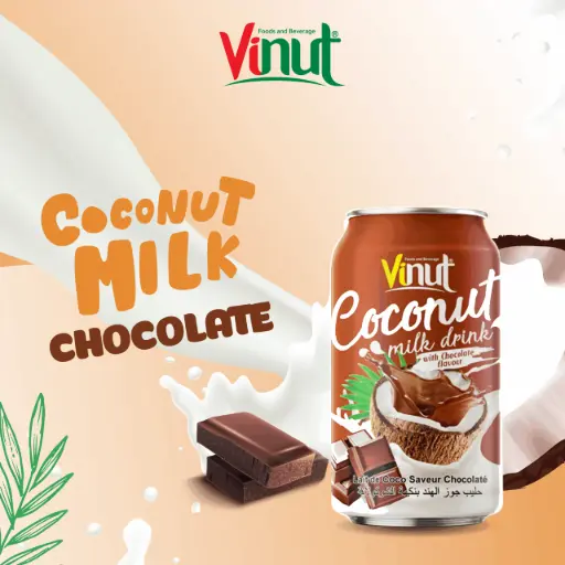 [A27460] Vinut Coconut Milk Drink With Chocolate Flavour 330ml