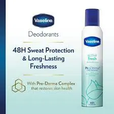 [A27471] Vaseline Active Fresh Pro Derma Deo 250ml
