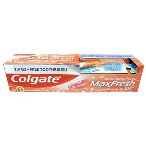 [A27507] Colgate maxfresh icy peach 225g