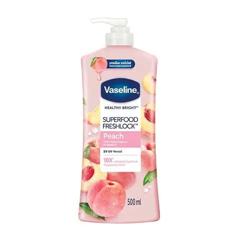 [A27539] Vaseline healthy bright peach 500ml