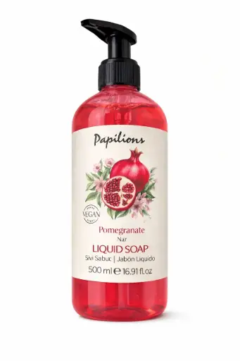 [A27580] Papilion pomegranate nar liquid soap 500ml   