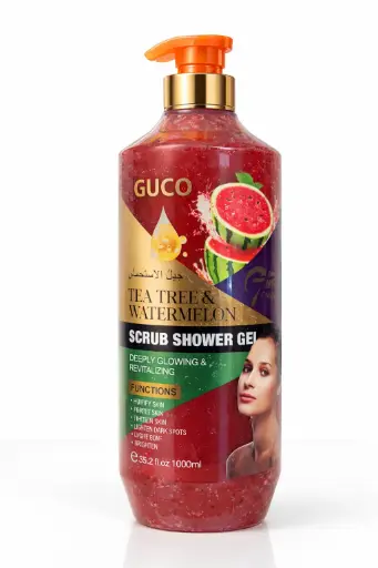 [A27705] Gucio Tea Tree & Watermelon Scrub Shower Gel 1l