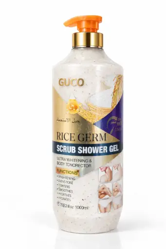 [A27706] Gucio Rice Germ Scrub Shower Gel 1l