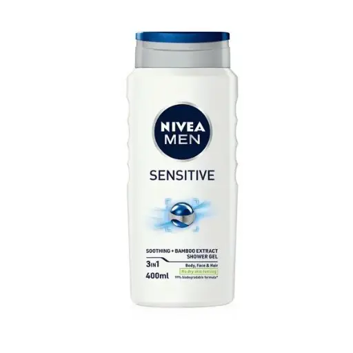 [A27756] Nivea Men Sensitive 3in1 Shower Gel 400ml