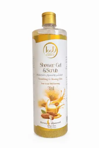 [A27922] Jood shower gel & scrub Honey&Almond 1000ml