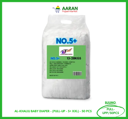 [A28067] Baby Diaper Pull Up 5+ Xxl (Al-Khaliij) 50Pcs 