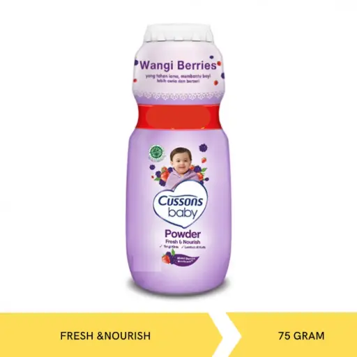 [A28211] Cussons Baby Powder Fresh & Nourish 100g 