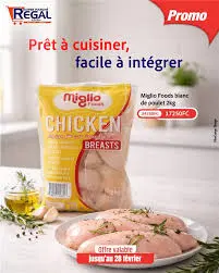 [A28414] Miglio Chicken Breast Boneless 2kg