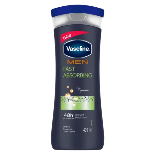 [A28465] Vaseline Men Fast Absorbing Body Lotion 200ml