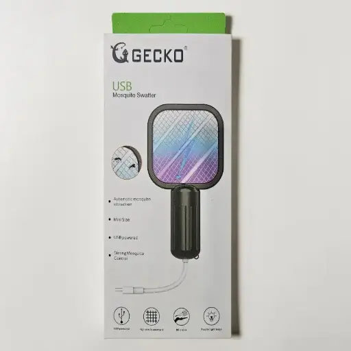 [A28503] Gecko USB Powered Mosquito Swatter