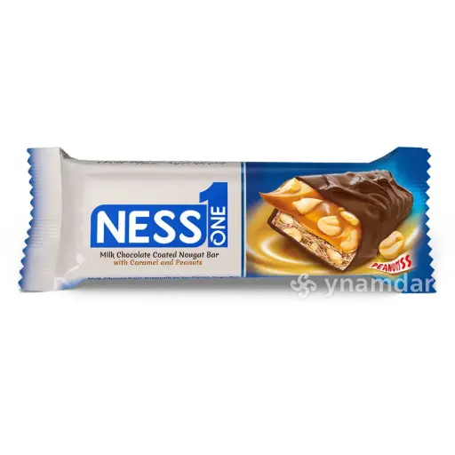 [A28523] Ness One Chocolate with caramel and peanuts 35gr