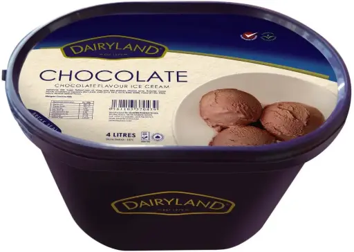 [A28701] Dairyland Classic  chocolate flavor ice cream 4l